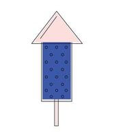 Vector illustration of firework