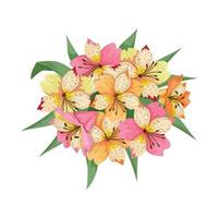 Bouquet of flower vector