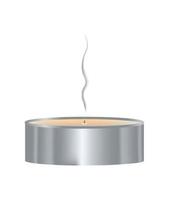 Vector illustration of Candle and Candlestick