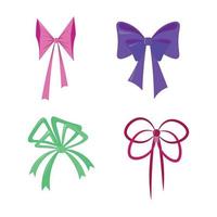Collection of Bows vector