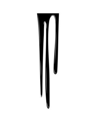 Vector illustration of Black Smudge