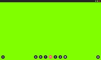 Start online conference concept. Video call app mockup vector