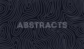 fondo horizontal abstracto dibujado a mano para banner con diferentes formas vector