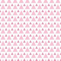 Cute seamless hand-drawn patterns. Stylish modern vector patterns with triangles of bright pink and light pink. Funny Children's Repeating Pink Print