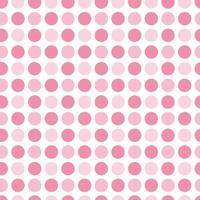 Cute seamless hand-drawn patterns. Stylish modern vector patterns with pink circles and dots. Funny Children's Repeating Pink Print