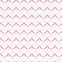 Cute seamless hand-drawn patterns. Stylish modern vector patterns with pink waves. Funny Children's Repeating Pink Print
