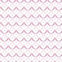 Cute seamless hand-drawn patterns. Stylish modern vector patterns with pink waves. Funny Children's Repeating Pink Print