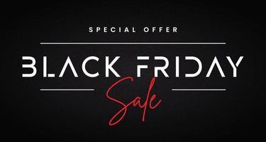 Black Friday Sale. Banner, poster, on dark background. vector