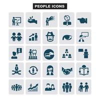 Simple Set of Business People-Related Vector Line Icons. Contains such Icons as One-on-One Meeting