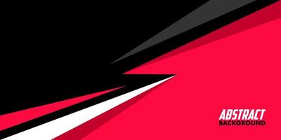 diseño de estilos abstractos de color rojo y negro de fondo deportivo vector