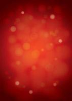 fondo abstracto rojo brillo bokeh para navidad y todo el diseño. vector