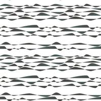 las líneas horizontales son como las olas del mar con desbordamientos. gradiente, repitiendo ondas. ilustración vectorial las líneas son como las olas del mar. impresión en textiles y papel. embalaje vector