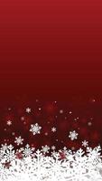 fondo rojo nieve. fondo de nieve en colores rojo y blanco. fondo abstracto de nieve. diseño de invierno nevado de navidad. fondo de nieve para pancartas, plantillas, volantes, invitaciones, tarjetas y sitios web vector