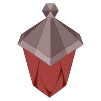 bellota estilo origami vector