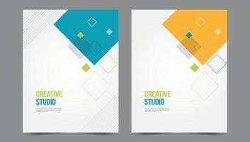 Brochure or template, annual report cover design background EPS 10 vector