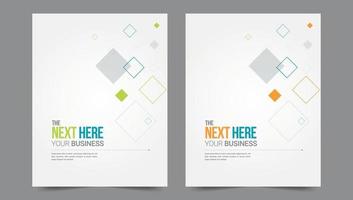 Brochure or template, annual report cover design background EPS 10 vector