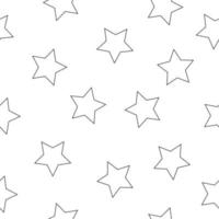 Star pattern on white background vector