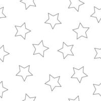 Star pattern on white background vector