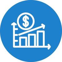 Rising Economy Vector Icon Design