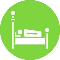 Bed Vector Icon Design