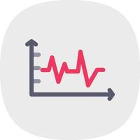 Inflation Graph Vector Icon Design