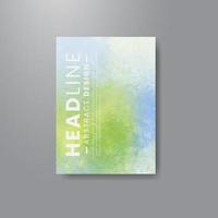 cards with watercolor background. Design for your date, postcard, banner, logo. vector