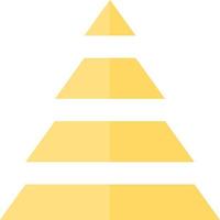 Pyramid Chart Vector Icon Design