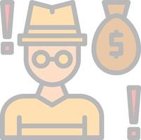 Robbery Vector Icon Design