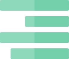 Align Left Vector Icon Design