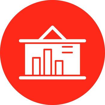 Graphical Representation Vector Icon Design