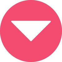 Caret Down Vector Icon Design