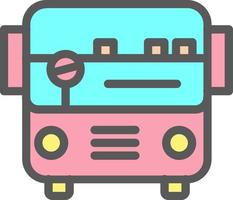 Bus Alt Vector Icon Design