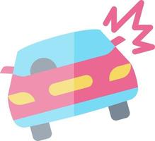 Car Crash Vector Icon Design