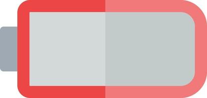 Battery Empty Vector Icon Design