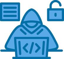 Code Hacker Vector Icon Design