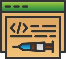 Code Injection Vector Icon Design