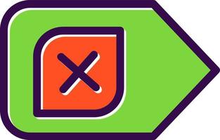Backspace Vector Icon Design
