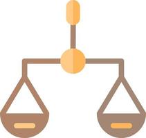 Balance Scale Vector Icon Design