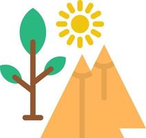 Campground Vector Icon Design