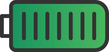 Battery Full Vector Icon Design