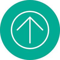 Arrow Circle Up Vector Icon Design