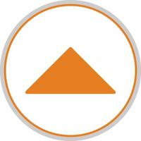 Caret Up Vector Icon Design
