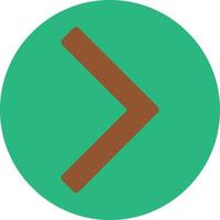 Chevron Circle Right Vector Icon Design