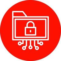 Data Encryption Vector Icon Design