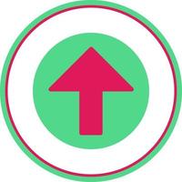 Arrow Alt Circle Up Vector Icon Design