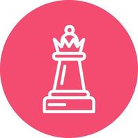 Chess Queen Vector Icon Design