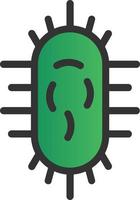 diseño de icono de vector de bacterias