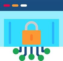 Internet Security Vector Icon Design