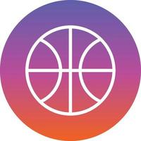 diseño de icono de vector de pelota de baloncesto