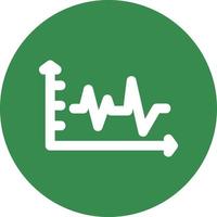 Inflation Graph Vector Icon Design